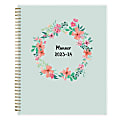 2023-2024 Blue Sky™ Laurel Frosted Polypropylene Weekly/Monthly Academic Planner, 8-1/2" x 11", Mint Green, July 2023 to June 2024, 131947-A 1 thumbnail image