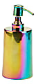 Mind Reader Iridescent Liquid Soap/Lotion Dispenser, 16 Oz, Multicolor