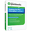 Intuit® QuickBooks® Desktop Pro Plus 2021, 1-Year Subscription, For Windows®, Disc/Download 1 thumbnail image