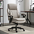 Serta® SmartLayers™ Everett Big & Tall Ergonomic Vegan Leather High-Back Executive Office Chair, Taupe/Dark Gray, BIFMA Compliant 1 thumbnail image