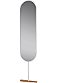 Adesso® Willy Oval Leaning Mirror, 65-1/8”H x 15”W x 1-1/4”D, White/Natural 1 thumbnail image