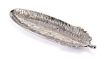 Zuo Modern Feather Tray, Medium, Silver