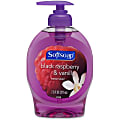 Softsoap Scented Hand Soap - Black Raspberry & Vanilla Scent - 7.5 fl oz (221.8 mL) - Pump Bottle Dispenser - Bacteria Remover, Kill Germs - Hand - Purple - Anti-bacterial, Moisturizing - 12 / Carton 1 thumbnail image