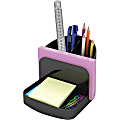 Deflecto Sustainable Office Desk Caddy, 5"H x 5.38"W x 6.75"D, Desktop, 30% Recycled, Black, Plastic 1 thumbnail image