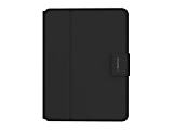 Incipio Sureview - Flip cover for tablet - polyurethane, polycarbonate - jet black - 10.2" - for Apple 10.2-inch iPad (7th generation, 8th generation)