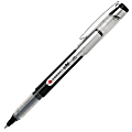 FORAY® Liquid Ink Rollerball Pens, Fine Point, 0.5 mm, Black Barrel, Black Ink, Pack Of 4