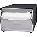 Georgia-Pacific Cafeteria Napkin Dispenser, 5 7/8" x 7 7/8" x 11 1/2", Black Chrome 1 thumbnail image