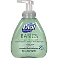 Dial Basics HypoAllergenic Foam Hand Soap - Fresh ScentFor - 15.2 fl oz (449.5 mL) - Pump Bottle Dispenser - Hand - Green - 4 / Carton