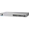 Cisco Catalyst WS-C2960L-24TQ-LL Ethernet Switch - 24 Ports - Manageable - Gigabit Ethernet - 10/100/1000Base-T, 10GBase-X - 4 Layer Supported - Modular - Twisted Pair, Optical Fiber 1 thumbnail image