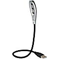 QVS 14 Inches Flexible Black USB 3-LED Notebook Light - Black 1 thumbnail image