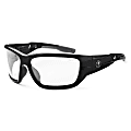 Ergodyne Skullerz Safety Glasses, Baldr, Black Frame Clear Lens 1 thumbnail image