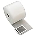Bubble Wrap Bubble Bags on a Roll - 8" Width x 6" Length - Air Resistant, Peel & Seal Closure - Clear 1 thumbnail image