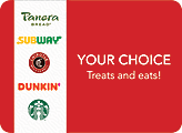 Your Choice Treats & Eats Gift Card, $15 1 thumbnail image