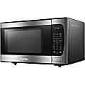 Danby 0.9 cu.ft Microwave with Stainless Steel Front - 0.9 ft³ Capacity - Microwave - 10 Power Levels - 900 W Microwave Power - 10.60" Turntable - 120 V AC - 15 A Fuse - Countertop - Stainless Steel