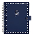 Citrine 12-Month Monthly/Weekly Classic Customizable Twin Loop Planner, 7" x 9-1/4", Navy Bow, July 2026-June 2027, Total Qty 1 1 thumbnail image