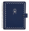 Citrine 12-Month Monthly/Weekly Classic Customizable Twin Loop Planner, 7" x 9-1/4", Navy Bow, July 2026-June 2027, Total Qty 1 1 thumbnail image