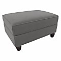 Bush® Furniture Coventry Storage Ottoman, French Gray Herringbone, Standard Delivery 1 thumbnail image