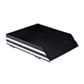 Realspace® Black and White Stripe Letter Tray 1 thumbnail image