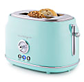 Nostalgia CLTOS2AQ Classic Retro 2-Slice Toaster, Aqua