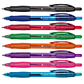 FORAY® Soft-Grip Retractable Ballpoint Pens, Medium Point, 1.0 mm, Assorted Barrels, Assorted Ink Colors, Pack Of 8