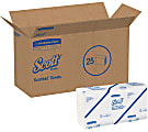 Scott® Scottfold™ Multi-Fold 1-Ply Paper Towels, 175 Sheets Per Pack, Case Of 25 Packs