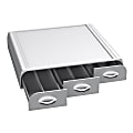 Mind Reader Anchor Triple-Drawer Coffee Pod Holder, Silver 1 thumbnail image