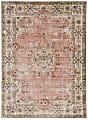Linon Washable Area Rug, 5' x 7', Hailie Pale Pink/Ivory 1 thumbnail image