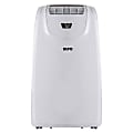 NEPO 14,000 BTU Portable Air Conditioner With Cool, Fan, Dehumidifier And Heat And Self Evaporator And Remote, 29-1/4" x 16-15/16", White