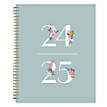 2024-2025 Blue Sky Weekly/Monthly Planning Calendar, 8-1/2" x 11", July To June, Georgie, 145122