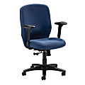 Lorell™ Sculptured Task Chair, 41 5/15"H x 26 3/8"W x 25 5/8"D, Black Frame, Gray Fabric