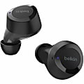 Belkin SoundForm Bolt True Wireless Earbuds - Stereo, Mono - True Wireless - Bluetooth - 32.8 ft - Earbud - Binaural - In-ear - Black