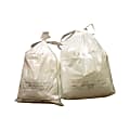 Elkay Plastics Hotel Laundry Bags With Tear Ties, 14" x 24", White, Pack Of 1,000 Bags