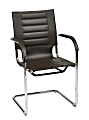 Ave Six Trinidad Guest Chair, Espresso/Silver 1 thumbnail image