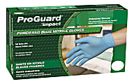 ProGuard General-purpose Disposable Nitrile Gloves, Medium, Blue, Box Of 100