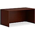 HON® Mod 60"W Rectangle Desk Shell, Mahogany