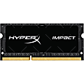 HyperX Impact 8GB DDR3 SDRAM Memory Module - For Notebook - 8 GB - DDR3-2133/PC3-17000 DDR3 SDRAM - 2133 MHz Dual-rank Memory - CL11 - 1.50 V - Retail - Non-ECC - 204-pin - SoDIMM - Lifetime Warranty 1 thumbnail image