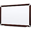 3M™ Melamine Dry-Erase Board With Elegant-Style Aluminum Frame, Mahogany Finish, 96" x 48" 1 thumbnail image