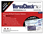 VersaCheck X9 Professional + VersaCheck ONLINE Pro Bundle, 2025, For 20 Users, 1-Year Subscription, PC, Product Key/Download 1 thumbnail image