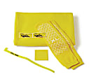 Medline Fall Prevention Kits With Blankets, Yellow, Pack Of 20
