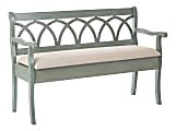 Ave Six Coventry Storage Bench, Beige/Antique Sage