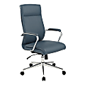 Office Star™ Dillon Ergonomic Antimicrobial Fabric High-Back Manager's Office Chair, Blue 1 thumbnail image