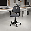 Flash Furniture Flash Fundamentals Mesh Low/Mid-Back Task Chair, Gray 1 thumbnail image