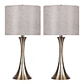 LumiSource Lenuxe Contemporary Table Lamps, 24-1/4”H, Gold, Set Of 2 Lamps 1 thumbnail image