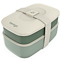 Bentgo Classic All-In-One Lunch Box Container, 3-13/16"H x 4-3/4"W x 7-1/8"D, Khaki Green 1 thumbnail image