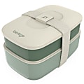 Bentgo Classic All-In-One Lunch Box Container, 3-13/16"H x 4-3/4"W x 7-1/8"D, Khaki Green