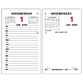 2025 AT-A-GLANCE® Daily Loose-Leaf Desk Calendar Refill, 3-1/2" x 6", White, January To December 1 thumbnail image