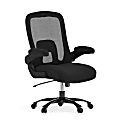 Flash Furniture Hercules Fabric High-Back Big And Tall Ergonomic Office Chair, Black