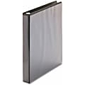 Universal Round Ring View Binder, 8 1/2" x 11", 1" Capacity, Black 1 thumbnail image