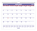 AT-A-GLANCE® Monthly Wall Calendar, 15" x 12", Blue/Red, January To December 2020, PM828 1 thumbnail image