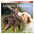 Mead® Unlikely Animal Friends Monthly Wall Calendar, 12” x 12", January To December 2020, ODE33710